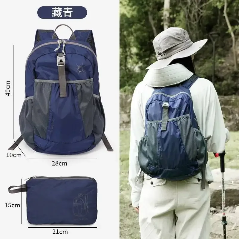 2025 mode personnalité en plein air ultra-léger pliable sac de peau pour les femmes portable 2025 léger randonnée sac à dos