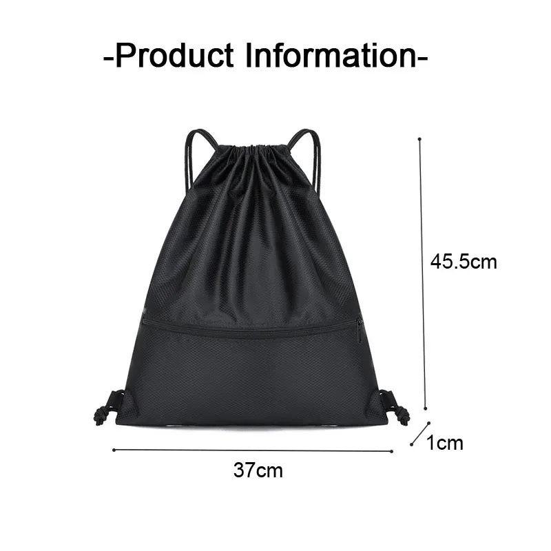 nouvelle pochette sac à cordon sac à dos sac à cordon pour enfants avec cordon de serrage pas de douleur sac de vêtements de sport scolaire lsd03