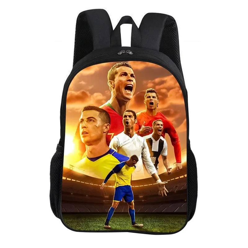 sac à dos scolaire ronaldo cr football star, sac à dos pour enfant, sac à livres, sac à dos de mode, sac à dos de sport, cadeau pour enfant