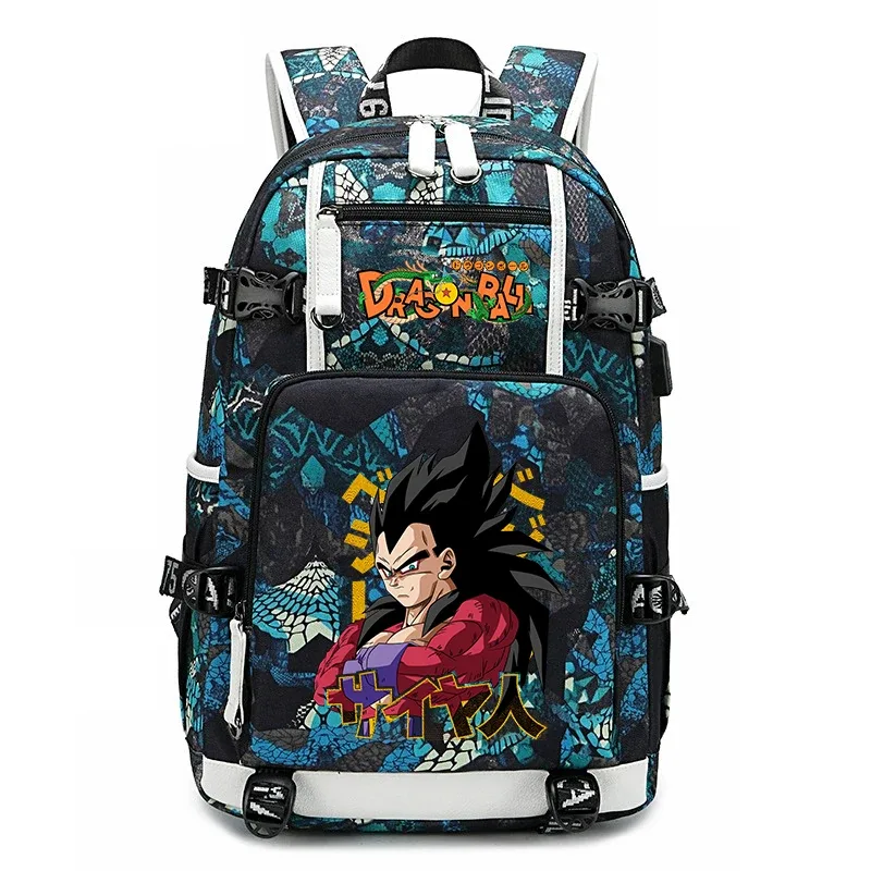 sac à dos imprimé dragon ball z pour étudiants, grande capacité, sac à dos décontracté pour enfants, adolescents, voyages scolaires