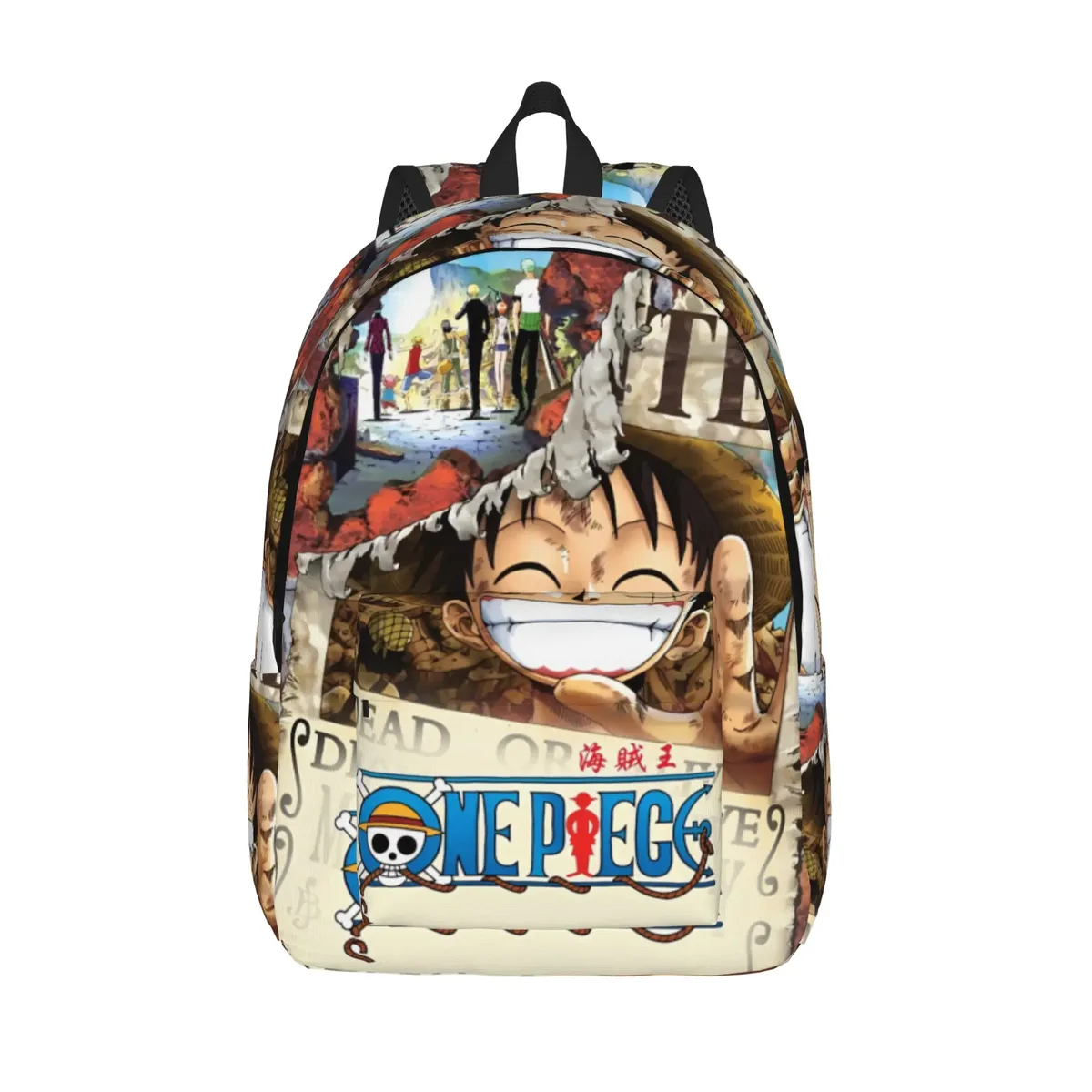 sac à dos décontracté luffy one piece pour le sport, le lycée, les affaires, sac à dos de jour pour hommes et femmes, sac à bandoulière pour ordinateur portable