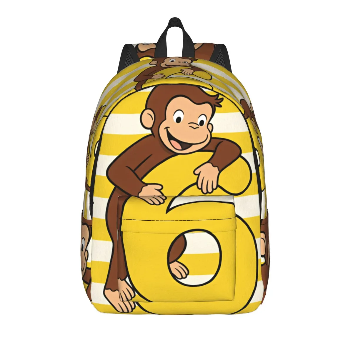 sac à dos multifonctionnel curious george, sacs à dos de trekking, sacs à dos colorés pour étudiants, sacs souples pour lycéens, style sac à dos