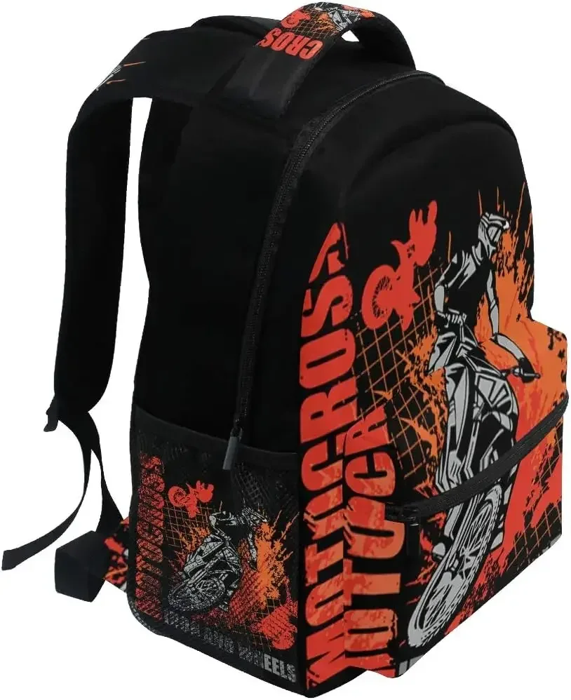 Sac à dos de moto, sac d'école pour Dirt Bike, pour garçons et filles, sacs à dos d'ordinateur, sac de livre, voyage, randonnée, Camping, sac de jour