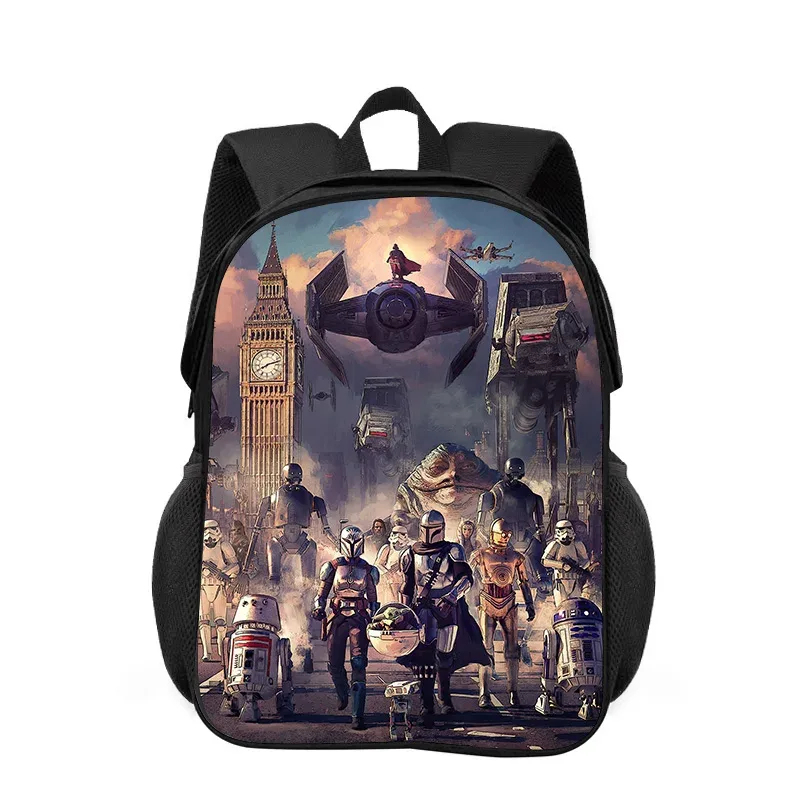 sac à dos star wars, style film, imprimé en 3d, pour étudiants, garçons et filles, nouveau style tendance et polyvalent, sans collision de styles