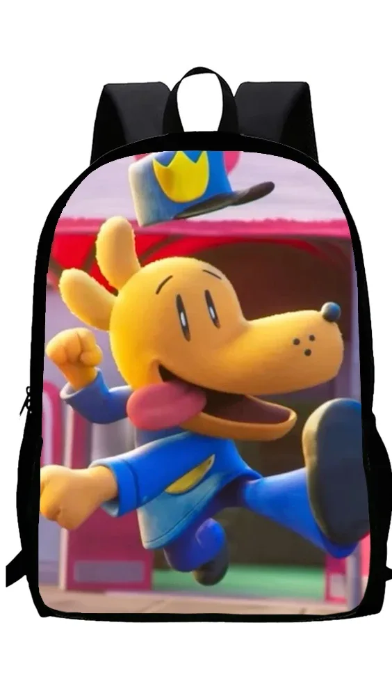 sac à dos d'école de dessin animé dogman pour enfants, sacs à lunch, sacs à crayons, garçons, filles, meilleur cadeau, ensemble de 3 pièces