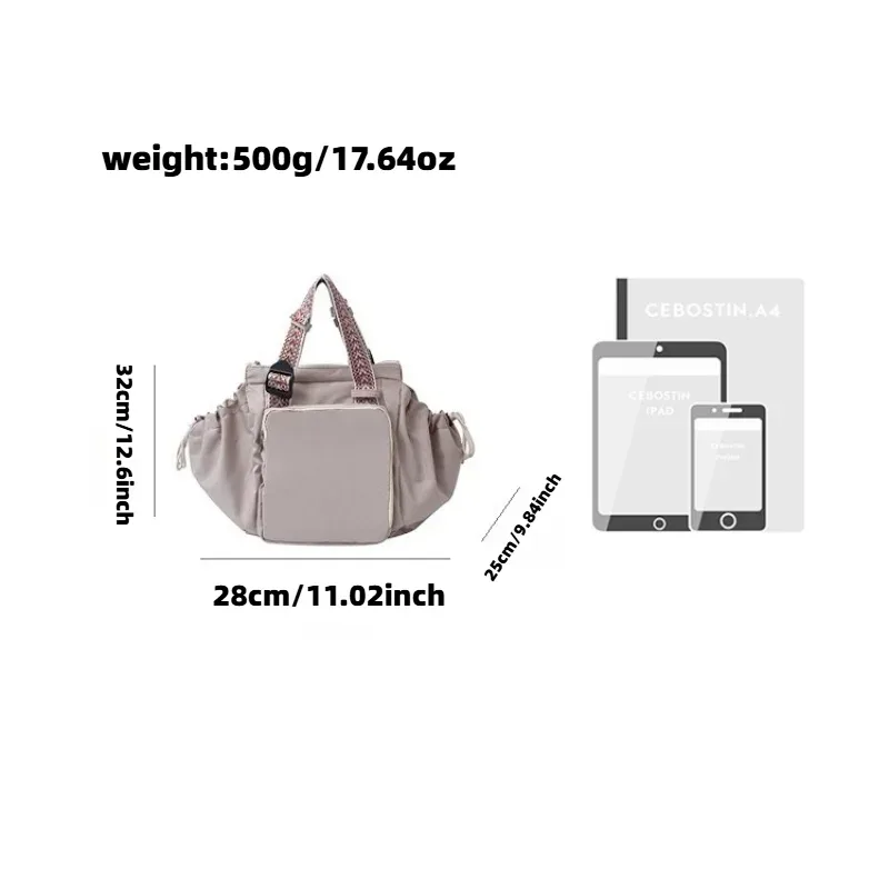 sac à dos imperméable résistant à l'usure, avec poches latérales à cordon de serrage, compartiment de rangement, sac d'extérieur