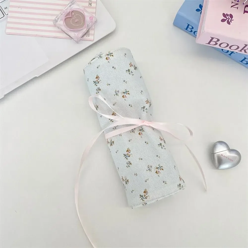 Sac à pinceaux de maquillage pratique, grande capacité, sac de rangement cosmétique rose, boîte à crayons à sourcils, organisateur de pinceaux de maquillage