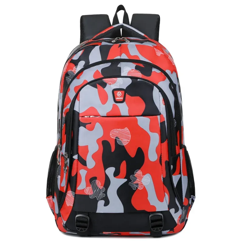 mode personnalité camouflage sac à dos décontracté grande capacité collège étudiant sac mode voyage déplacements stockage