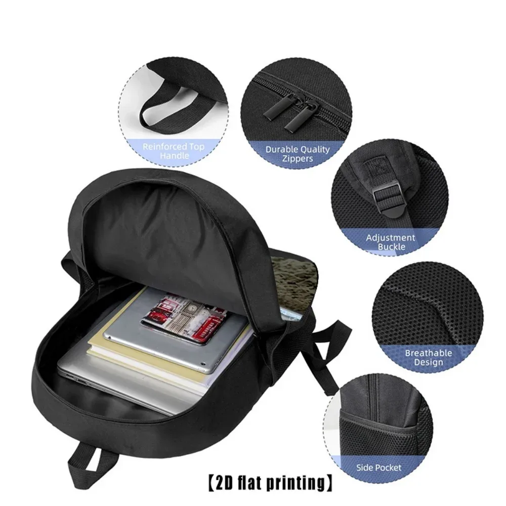 sac à dos personnalisé avec impression photo, léger, imprimé en 2d, sac à dos pour ordinateur portable, sac à livres d'école, sac de voyage, cadeau pour hommes, femmes et enfants