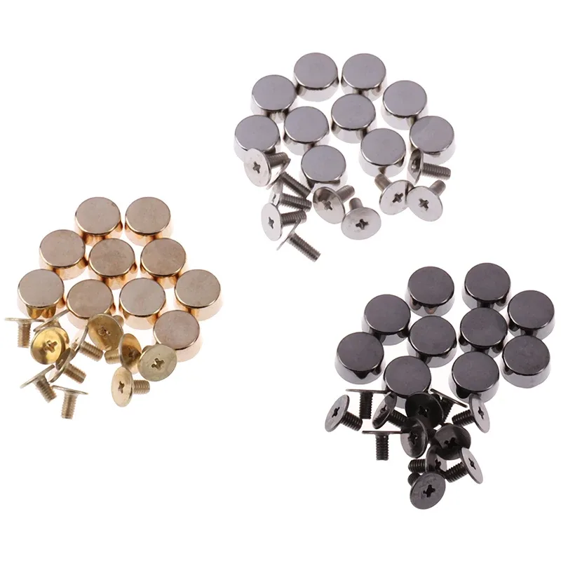 10 pièces d'accessoires de couture : rivets et vis de fixation pour fonds de sacs à main et sacs à bandoulière