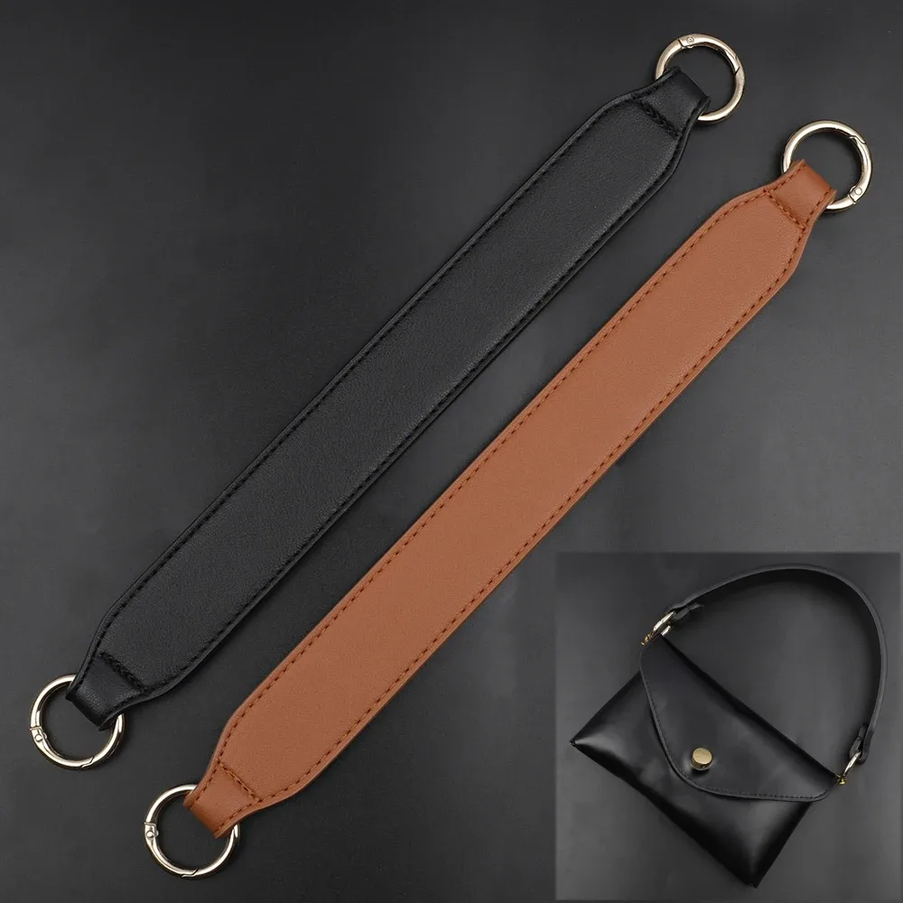 34CM sac bandoulière large sangle poignée ceinture bande femmes sac à main en cuir PU ceinture sangle amovible printemps anneau sac accessoires