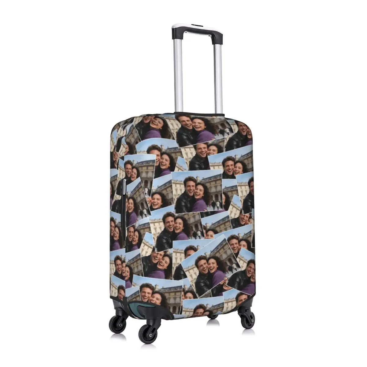 housse de bagage personnalisée avec logo, élastique, votre design ici, housses de protection pour valises de voyage, adaptées aux valises de 18 à 32 pouces