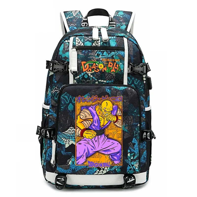sac à dos pour étudiants avec imprimé dragon ball z, grande capacité, sac à dos décontracté pour enfants, adolescents, garçons et filles, pour l'école et les voyages