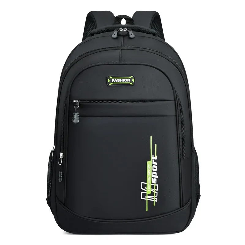 sac à dos de voyage d'affaires de grande capacité pour hommes, sac à dos pour ordinateur portable, tendance, collège et lycée, épais, double épaule