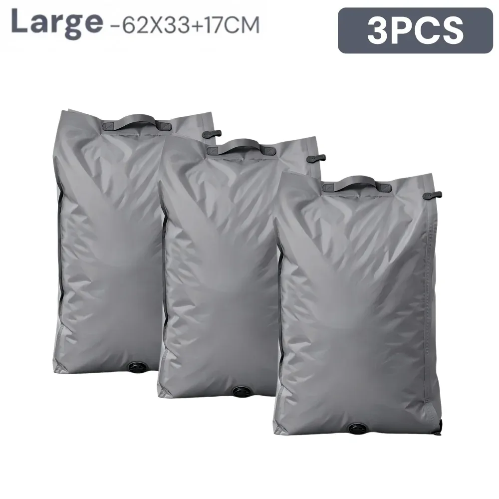 sacs de rangement sous vide pour voyage, économiseurs d'espace, réutilisables, résistants à la poussière et à l'humidité, sacs de compression durables pour valises de voyage