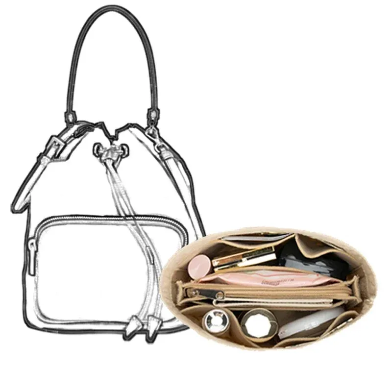 pochette de rangement en feutre pour sac à main, accessoires de mise à niveau pour dashduet re-nylon e27, doublure de forme fixe