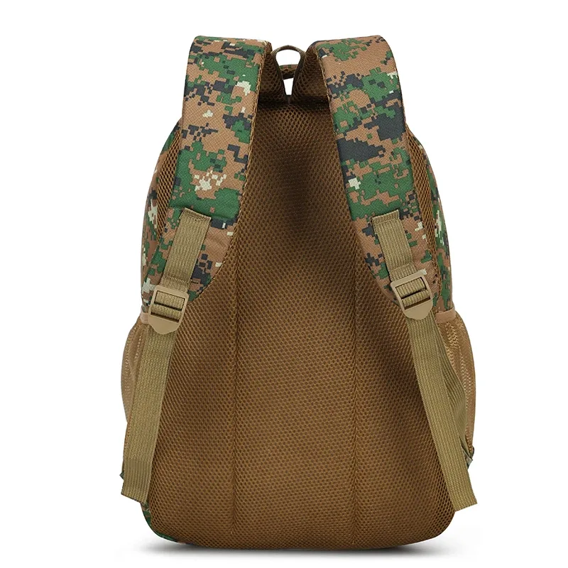 sac à dos camouflage grande capacité - fermeture éclair, randonnée, voyage, sac à dos d'aventure en plein air