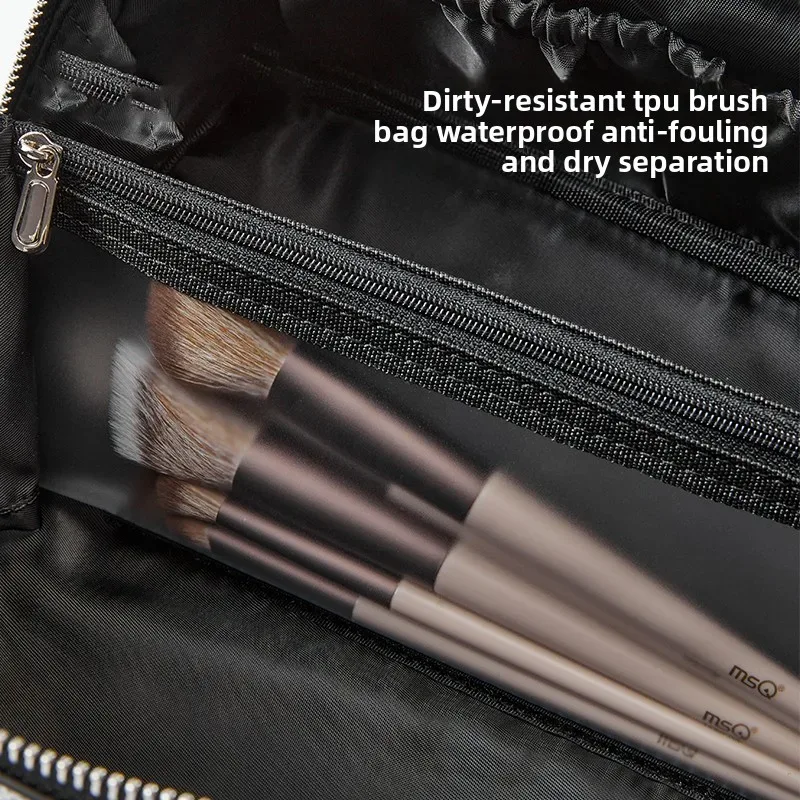 trousse de maquillage peinture à l'encre pour femme 2025 – nouvelle trousse de rangement grande capacité haut de gamme, sac de toilette pratique et accessoires