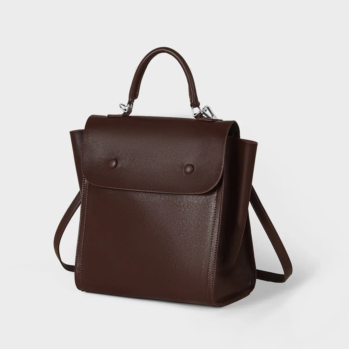 petit sac à dos coréen en cuir véritable pour femmes, sac à dos léger pour les trajets quotidiens à l'université, sac de voyage décontracté haut de gamme