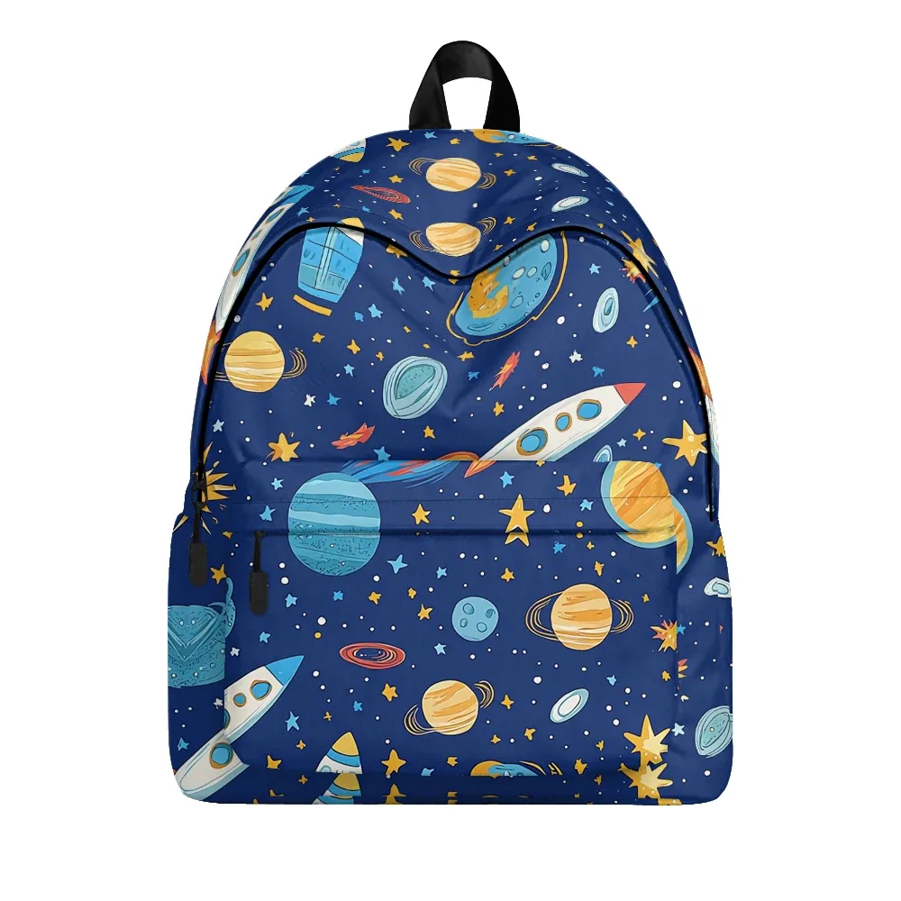 sac à dos imprimé galaxie soleil lune planètes, sacs à crayons, bretelles réglables, sac d'école léger, ensembles de voyage pour adolescents et étudiants