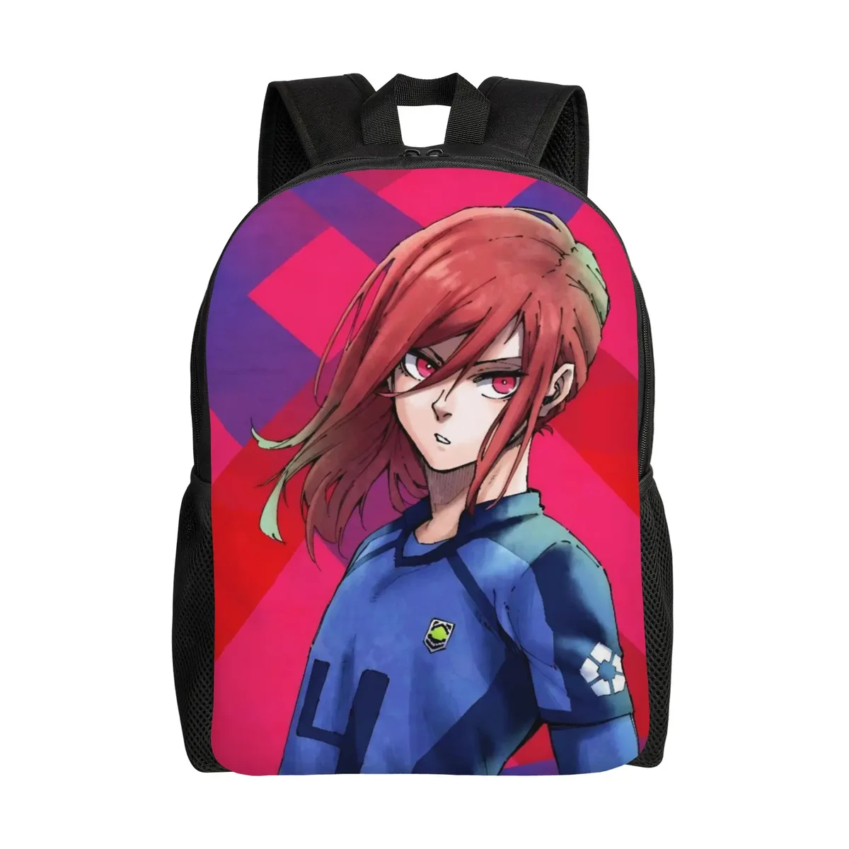 sac à dos pour femmes yoichi isagi blue locks anime, sac d'école pour enfants, sac à dos pour ordinateur portable, sac à bandoulière de voyage pour adolescents