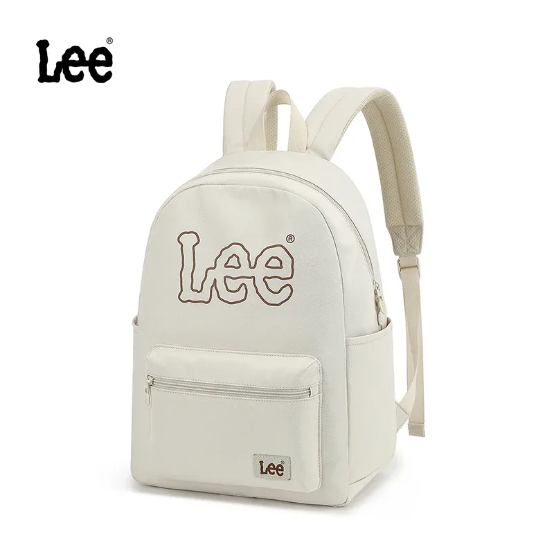 sac à dos lee classique noir unisexe pour étudiants, grande taille, décontracté, en nylon, pour ordinateur portable, pour femme et homme
