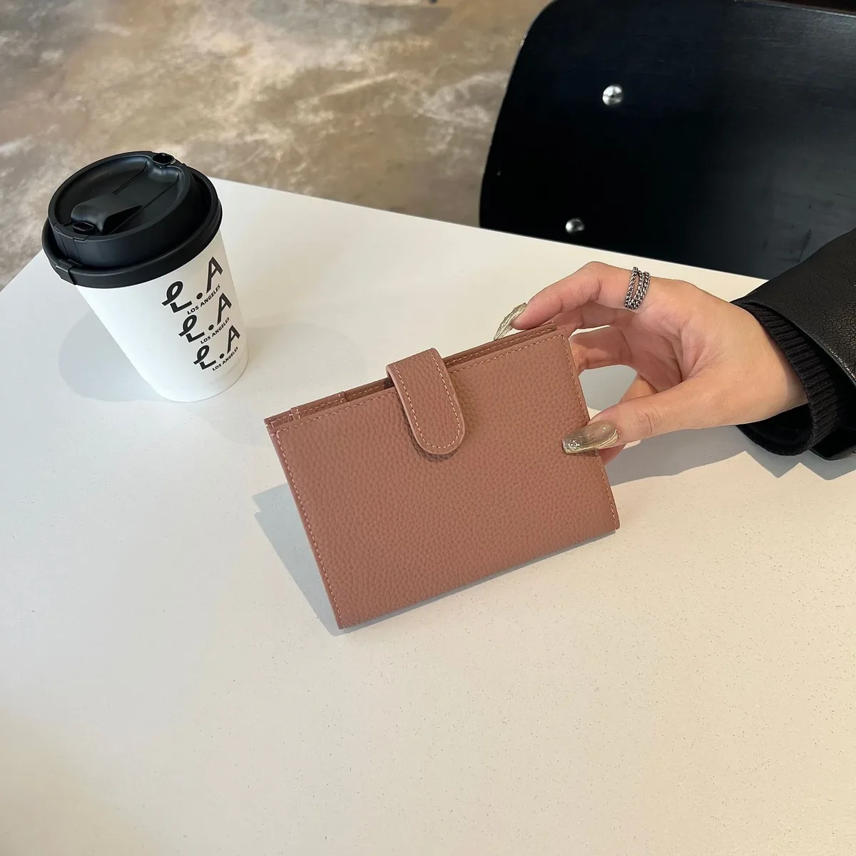 porte-passeport en cuir véritable ultra-fin avec nom personnalisé, porte-cartes multifonctionnel, porte-billets, sac de rangement