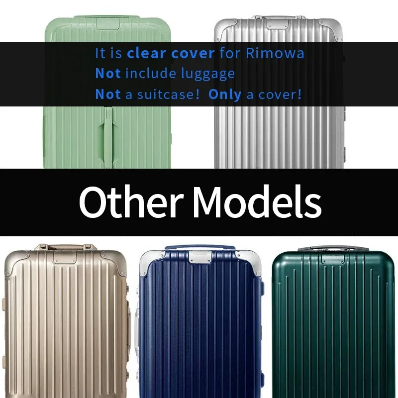 housse de protection transparente pour bagages, applicable pour rimowa essential, 21 26 30 pouces, housse de valise rimowa salsa