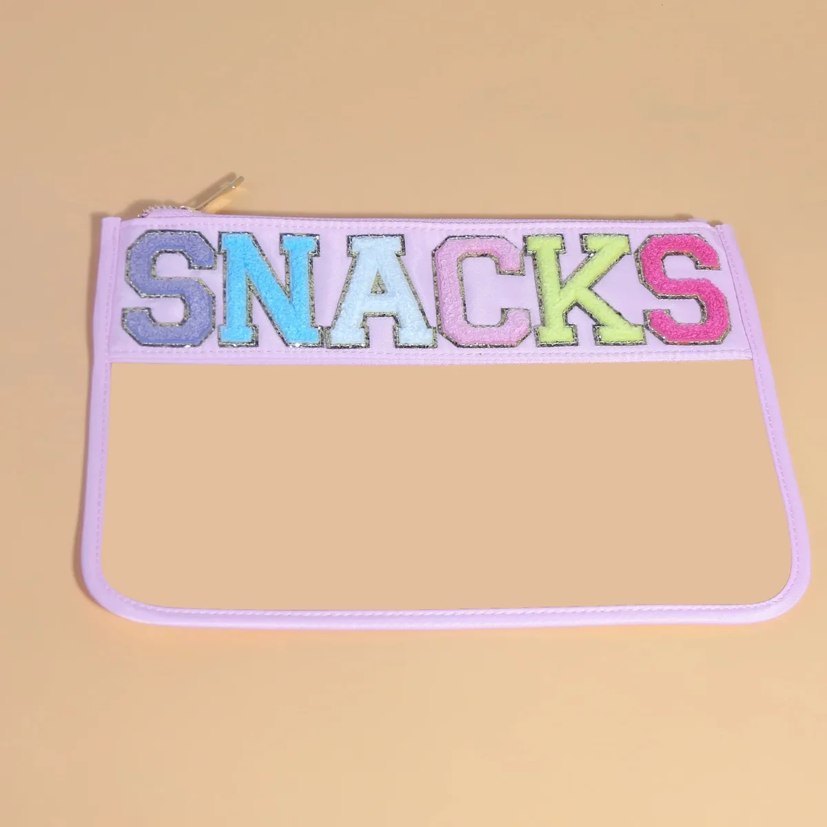 pvc lettre motif graphique voyage aéroport grande capacité portable sac de rangement de maquillage de poche