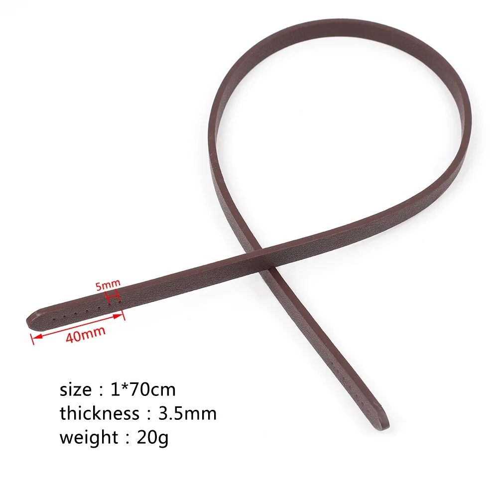 sangle de sac en cuir pu pour femmes, 2 pièces, 70cm, poignées de remplacement, accessoires de sac fait à la main, poignée d'épaule à bandoulière