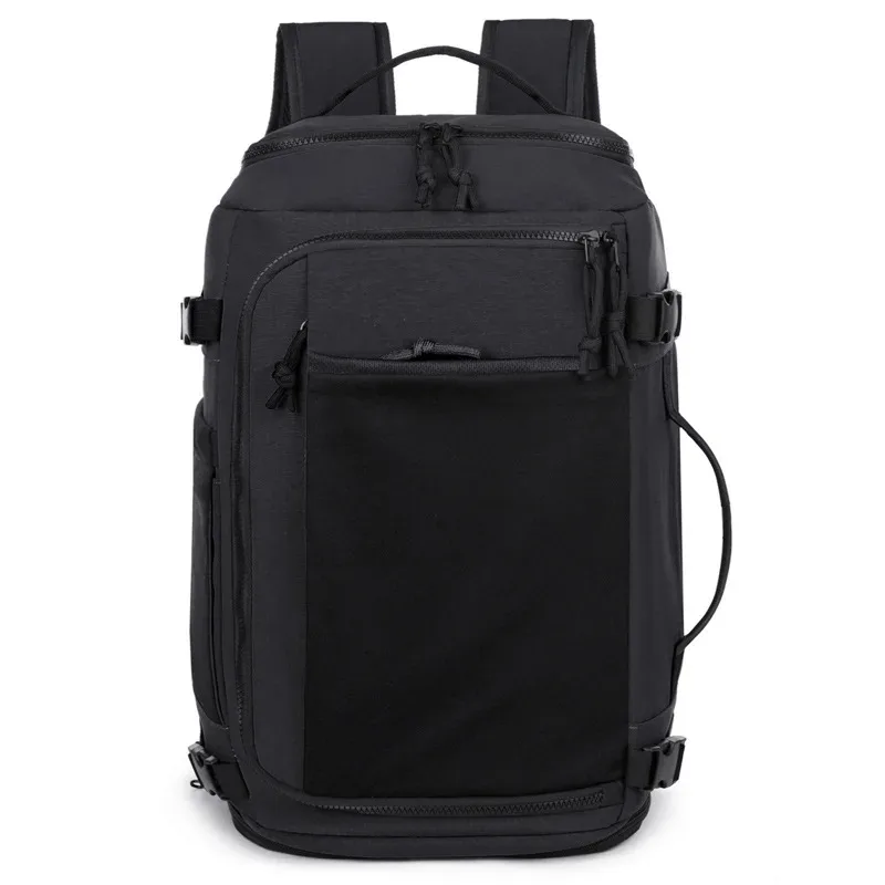 sac de voyage pour hommes et femmes, sac à dos de fitness multifonction de grande capacité avec rangement de chaussures, séparation sèche et humide, cartable étanche