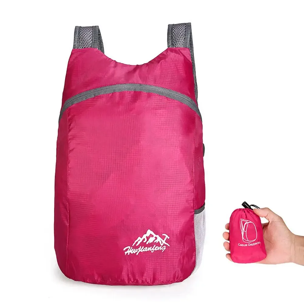 sac à dos pliable portable, sac de montagne pliable, ultraléger, pour l'escalade en plein air, le cyclisme, les voyages, la randonnée, sac à dos de jour