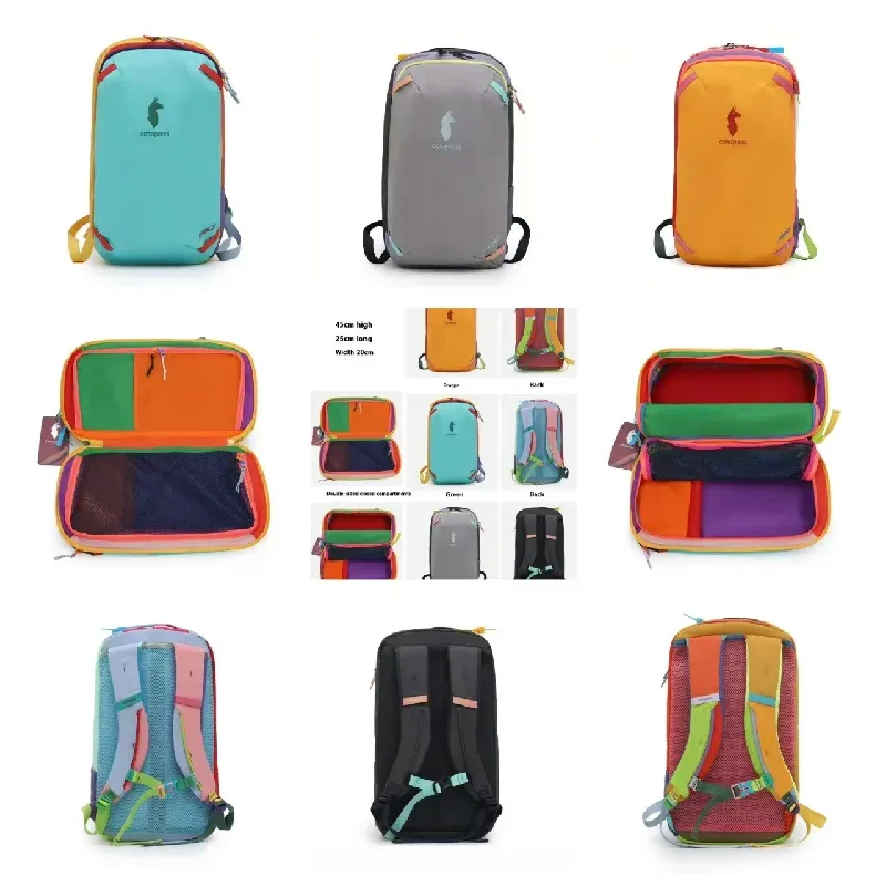 sac à dos unisexe 20l dopamine camel, sac d'école durable, léger, pour les déplacements quotidiens, sac à double bandoulière