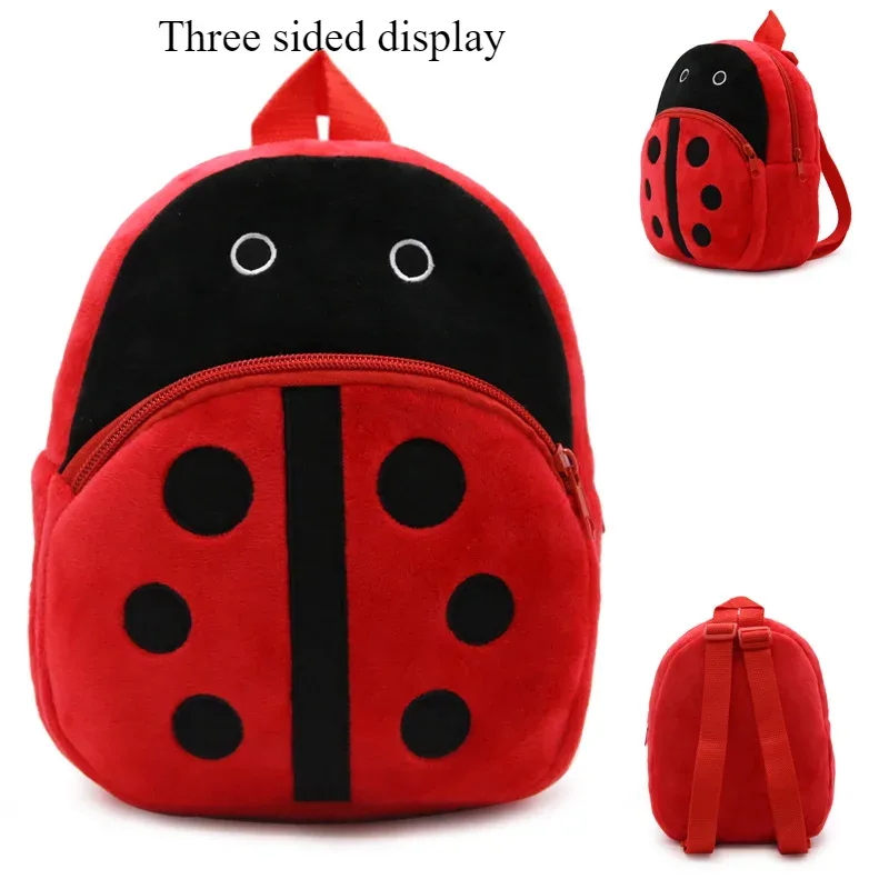 sac à dos de dessin animé mignon pour enfants de 1 à 3 ans, sac à dos en peluche pour les sorties de printemps, sac à dos portable amusant pour la maternelle