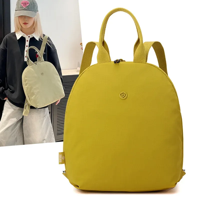 sac à main multifonctionnel pour femmes, léger, hydrofuge, en tissu nylon, nouveau sac à dos d'été à double fermeture éclair, petit sac à dos