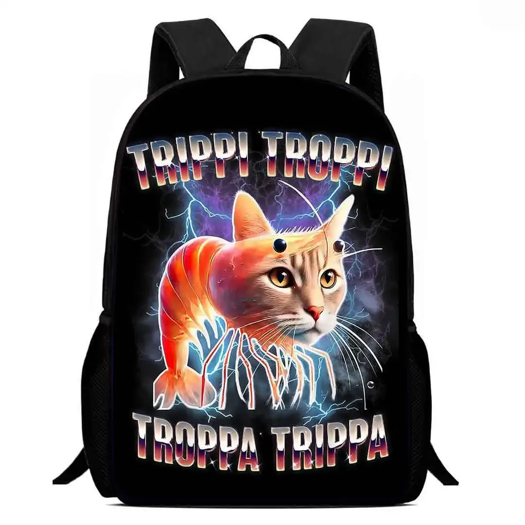 sac à dos pour enfants de vente chaude, sac à dos d'école primaire de dessin animé tung tung sahur ettralala, sacs à dos