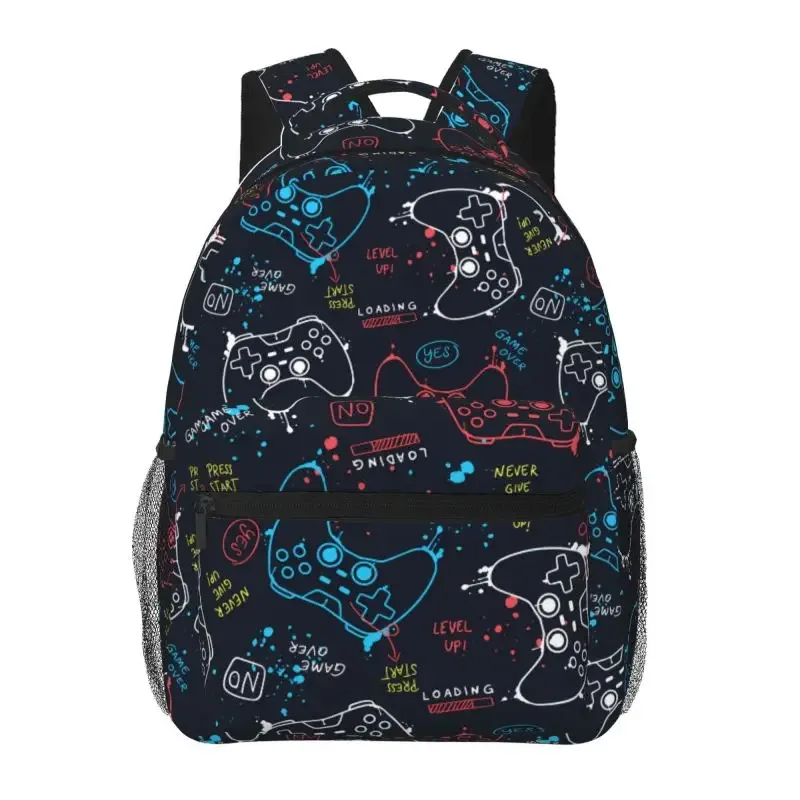 sacs à dos pour manettes de jeu pour garçons/filles, meilleurs cadeaux pour enfants, sacs pour ordinateur portable à dessin animé 2d, cartable pour adolescents, loisirs en plein air