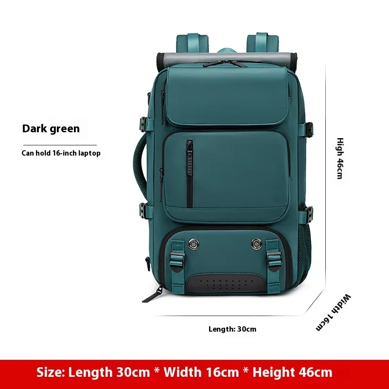 grand sac à dos de voyage, sac à dos embarquable, chargement usb, étanche, sac à dos de voyage extérieur, compartiment à chaussures indépendant