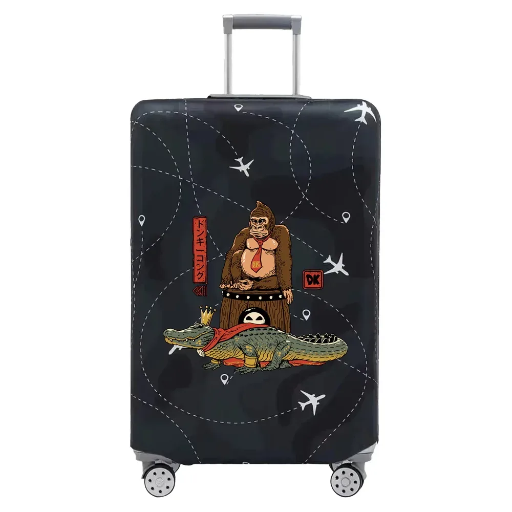 couvertures de bagages de voyage, housse de protection, housses de valise anti-poussière commandées, série d'impression de dessin animé, accessoires de voyage for18-32inch