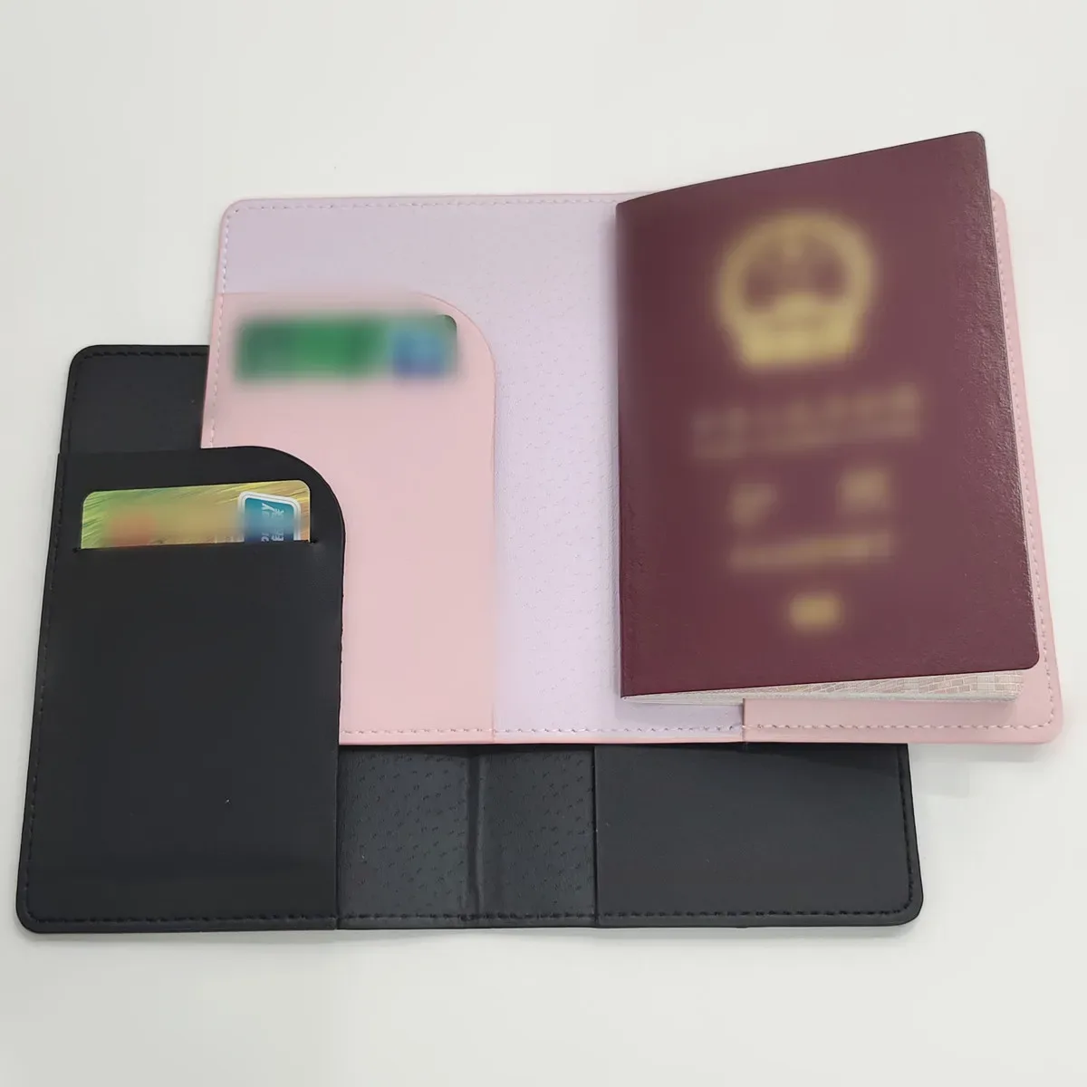 2 pièces/ensemble nouveau porte-passeport en cuir pu mr & mrs, porte-cartes, accessoires de voyage légers, portefeuille, cadeau pour les amoureux