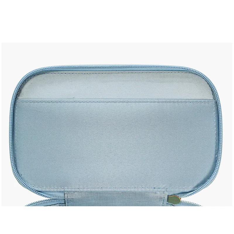 xmessun femmes nouvelle tendance trousse de toilette de voyage oxford, design mode sac à maquillage casual féminin étanche boîte de rangement cosmétique