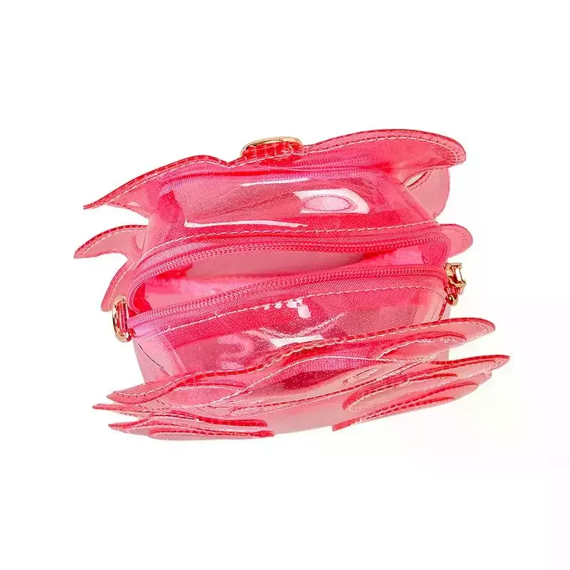 sac à dos transparent en pvc couleur bonbon, sac à bandoulière en forme d'ours, streetwear y2k, sac à bandoulière mignon pour filles, cadeaux d'anniversaire pour filles