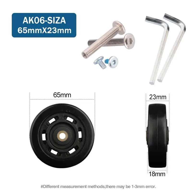roues de remplacement universelles pour bagages de voyage, accessoires de réparation de valise, à la mode, 360 spinner