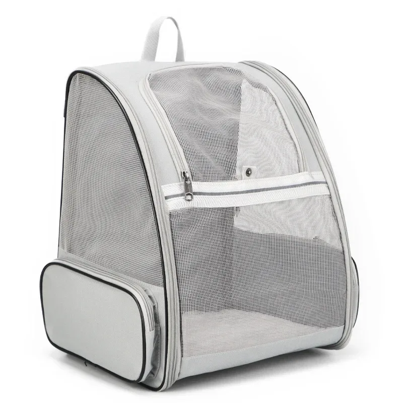 sac à dos de transport pour animaux de compagnie, pour petits chats et chiens, chiots, caractéristiques de sécurité et coussin arrière, sac de transport pour les déplacements, fermetures éclair de sécurité