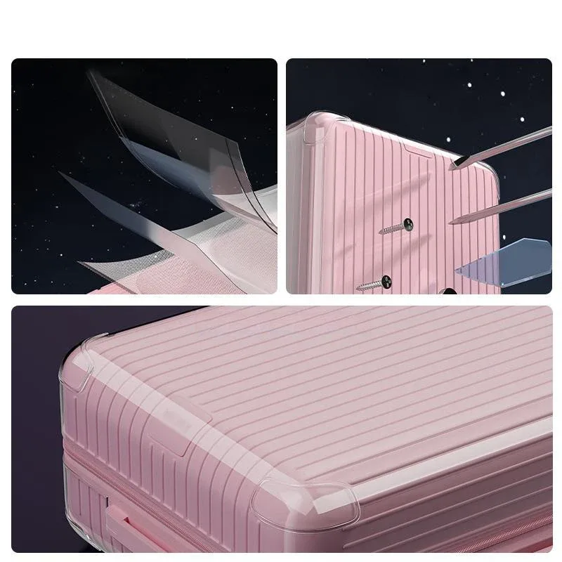 housse de protection transparente pour bagages, applicable pour rimowa essential, 21 26 30 pouces, housse de valise rimowa salsa