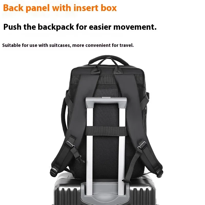 sac de voyage, sac à dos grande capacité, sac à dos extensible pour voyage d'affaires, sac à dos, sac de cabine pour hommes d'affaires