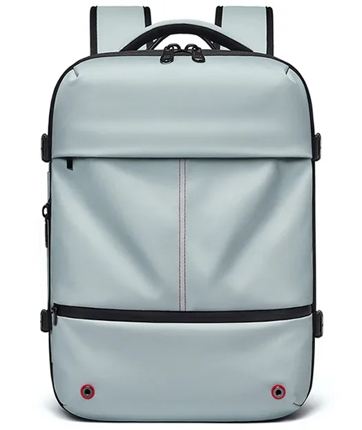 sac à dos de voyage pour femme, sac à dos pour ordinateur portable de 16 pouces avec compression sous vide, sac à dos d'école avec chargement usb, sac à dos de randonnée étendu pour affaires