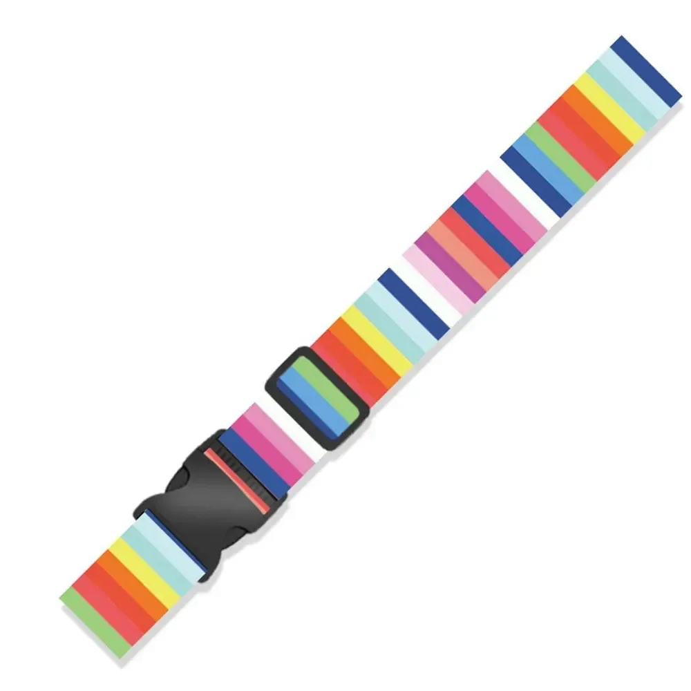 sangle à boucle de bagage en fiber de polyester, ceintures de valise antivol réglables, ceinture d'emballage élastique anti-perte, accessoires de bagages