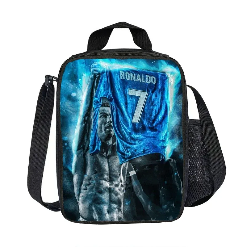 Sac isotherme Ronaldo CR Football Star, sacs à déjeuner isolés, conteneur à déjeuner, sac fourre-tout étanche, boîte à déjeuner, sacs de rangement pour aliments sportifs