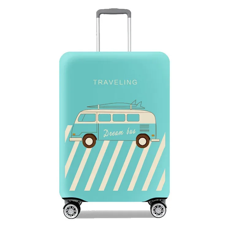 optics-juste de protection élastique pour bagages, housses de valise, fermeture éclair trempée, housses de valise à roulettes, accessoires de voyage, 18 "-32"